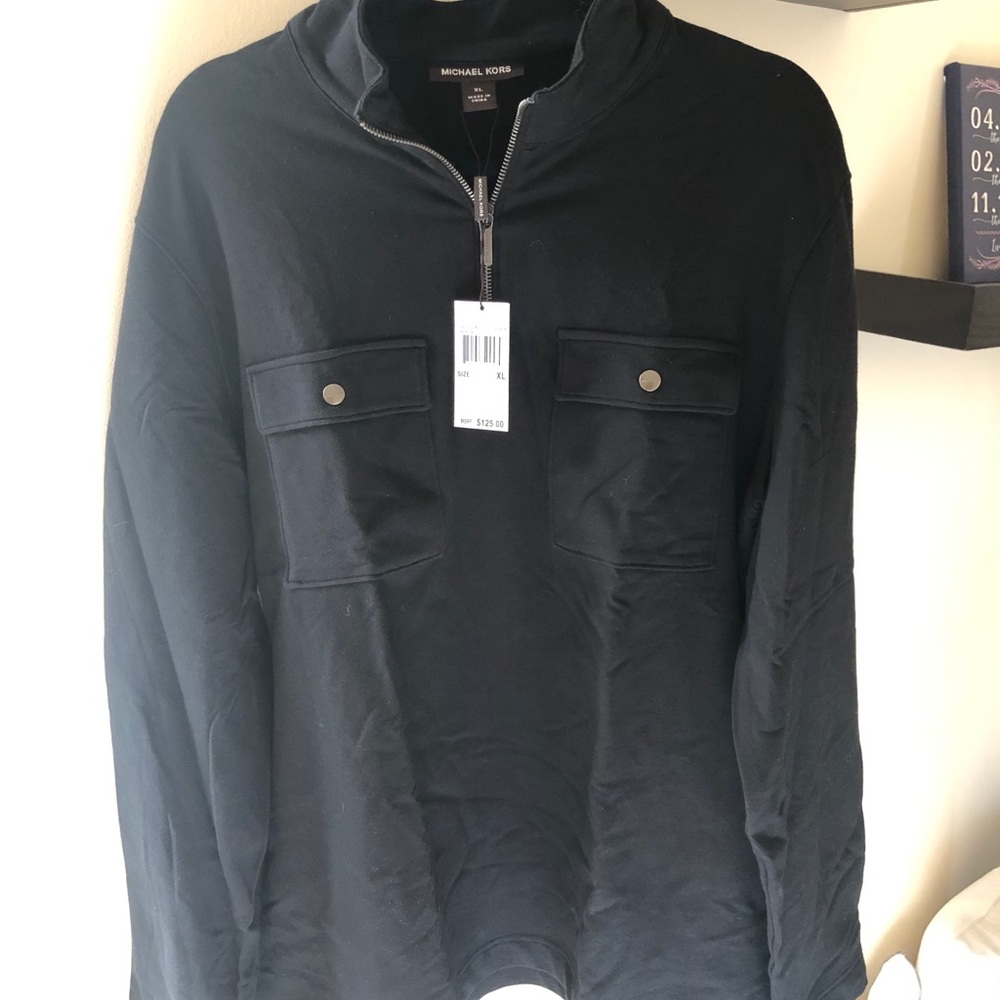 Michael Kors half zip sweater